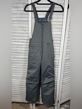 Arctix Youth Snow Bib in Charcoal Gray - LIKE NEW